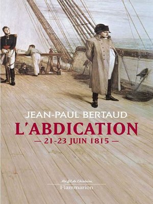 cover image of L'abdication